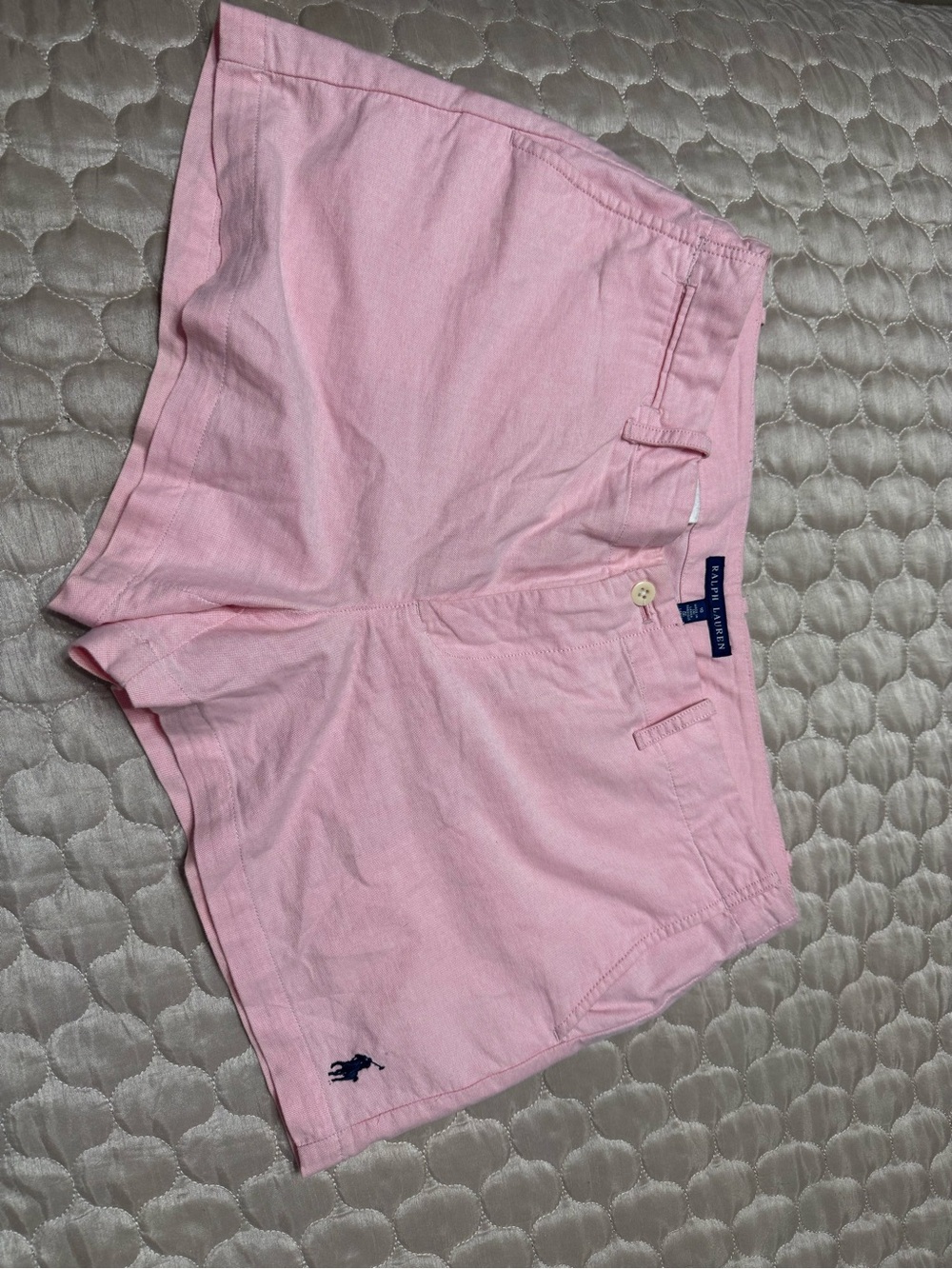 Ralph Lauren Light Pink Women's Cotton Chino Shorts